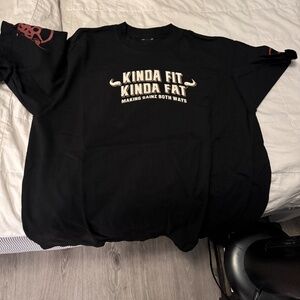 Kinda Fit Kinda Fat Beef Cake Oversized shirt